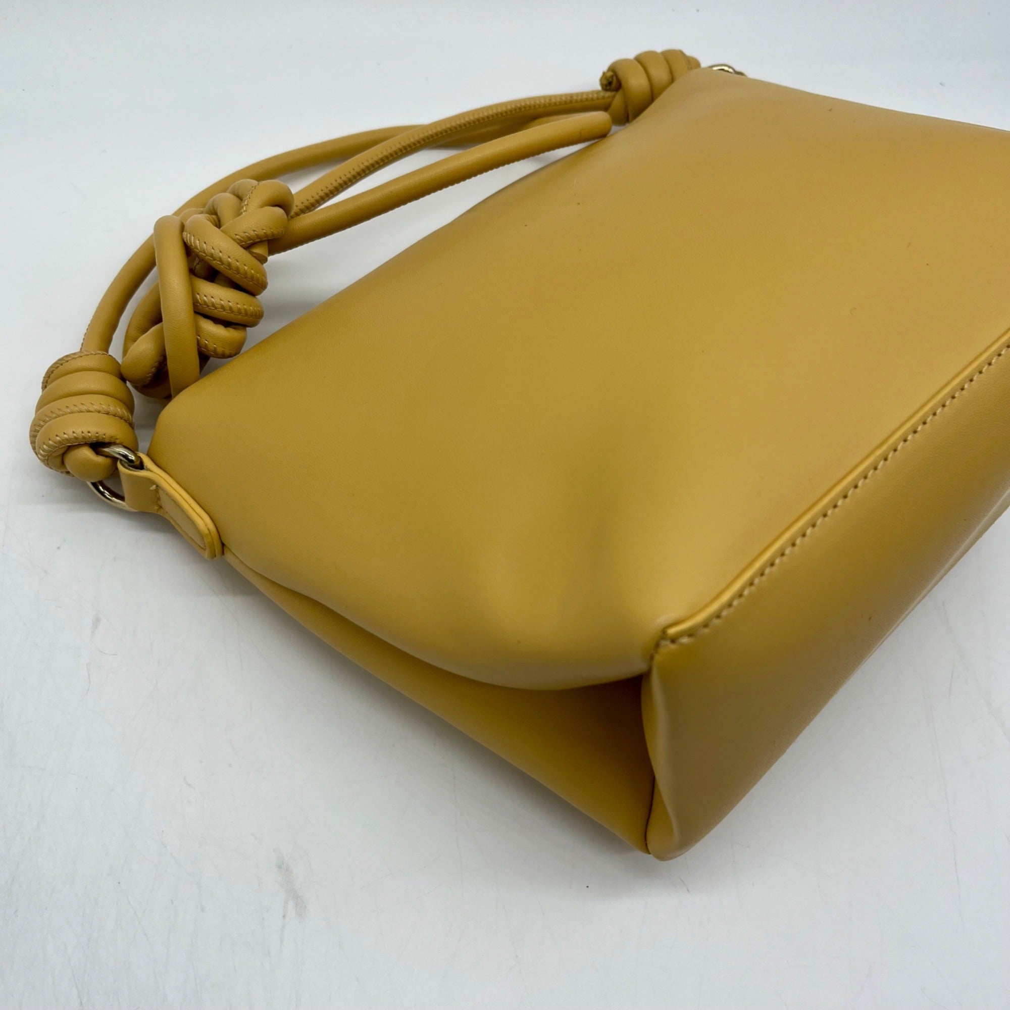 MMS Beige Leather Crossbody Bag