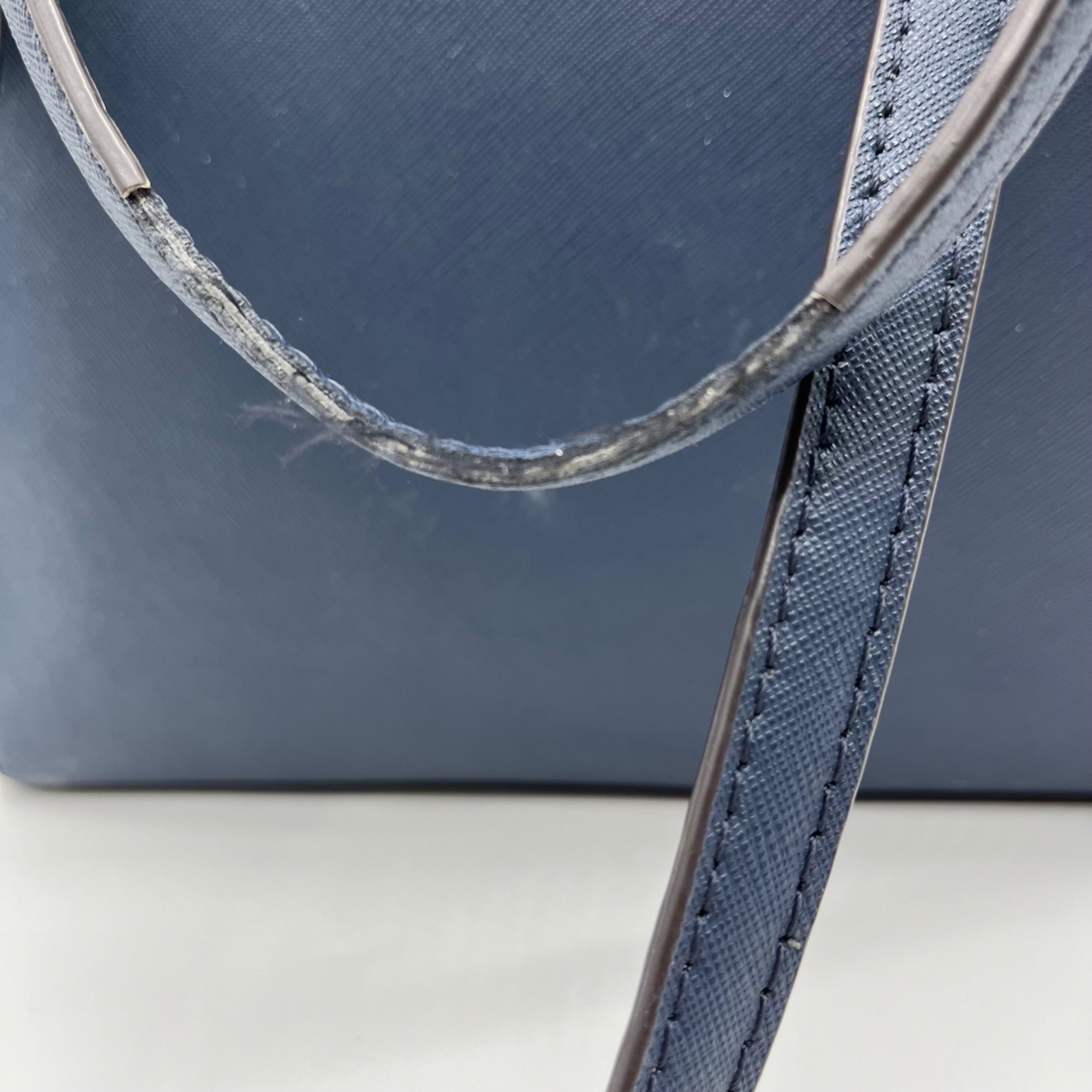 Michael Kors Blue Charlotte Large Tote Zip Tote Bag