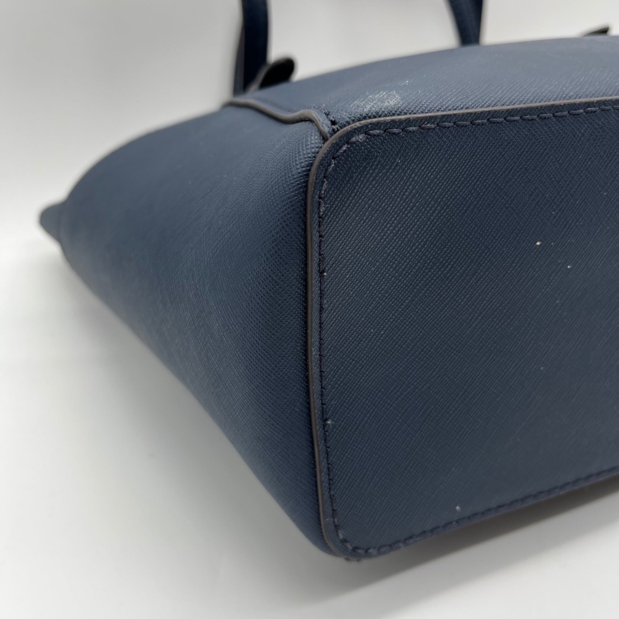 Michael Kors Blue Charlotte Large Tote Zip Tote Bag