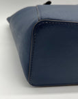 Michael Kors Blue Charlotte Large Tote Zip Tote Bag