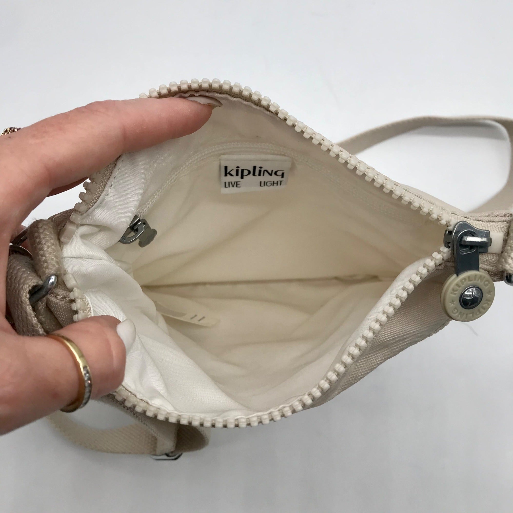 Kipling Hideaway Beige Keiko Crossbody Bag