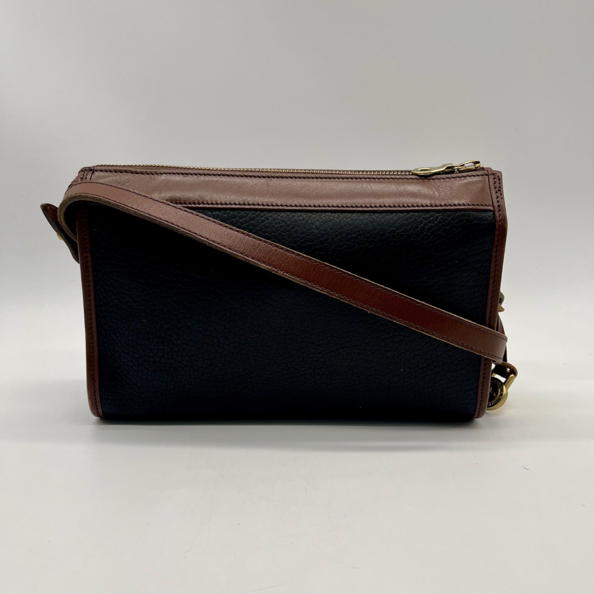 Dooney &amp; Bourke Vintage Black &amp; Brown Crossbody