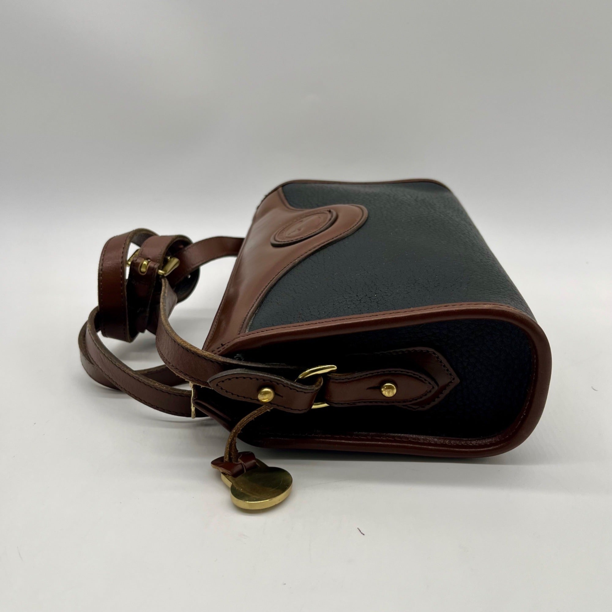 Dooney &amp; Bourke Vintage Black &amp; Brown Crossbody