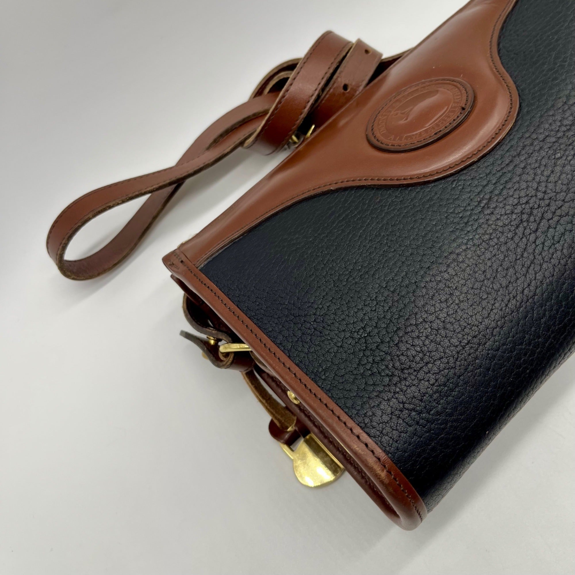 Dooney &amp; Bourke Vintage Black &amp; Brown Crossbody