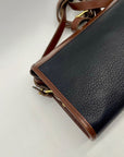 Dooney & Bourke Vintage Black & Brown Crossbody