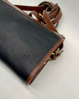 Dooney & Bourke Vintage Black & Brown Crossbody
