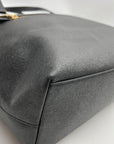 Coach Black Crossgrain Leather Gallery Tote