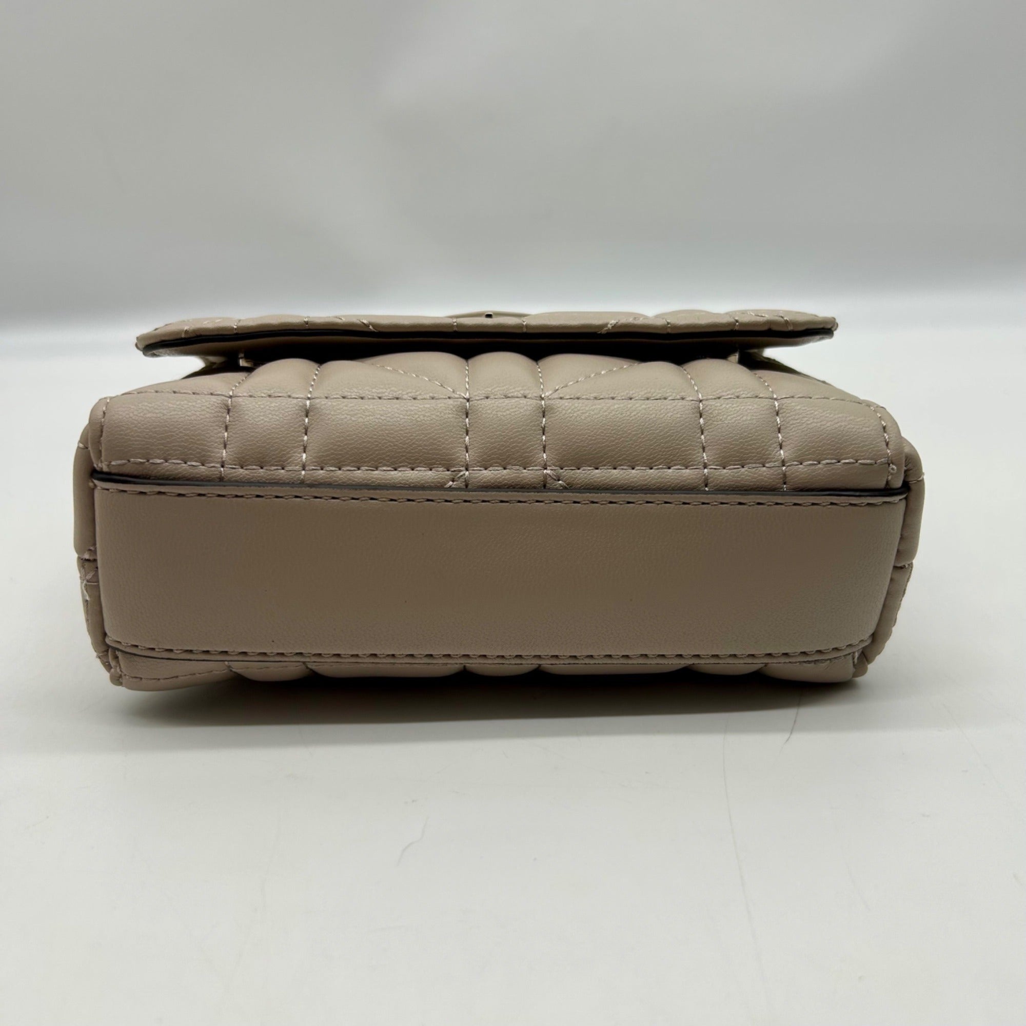 Guess Beige Leather Crossbody Bag