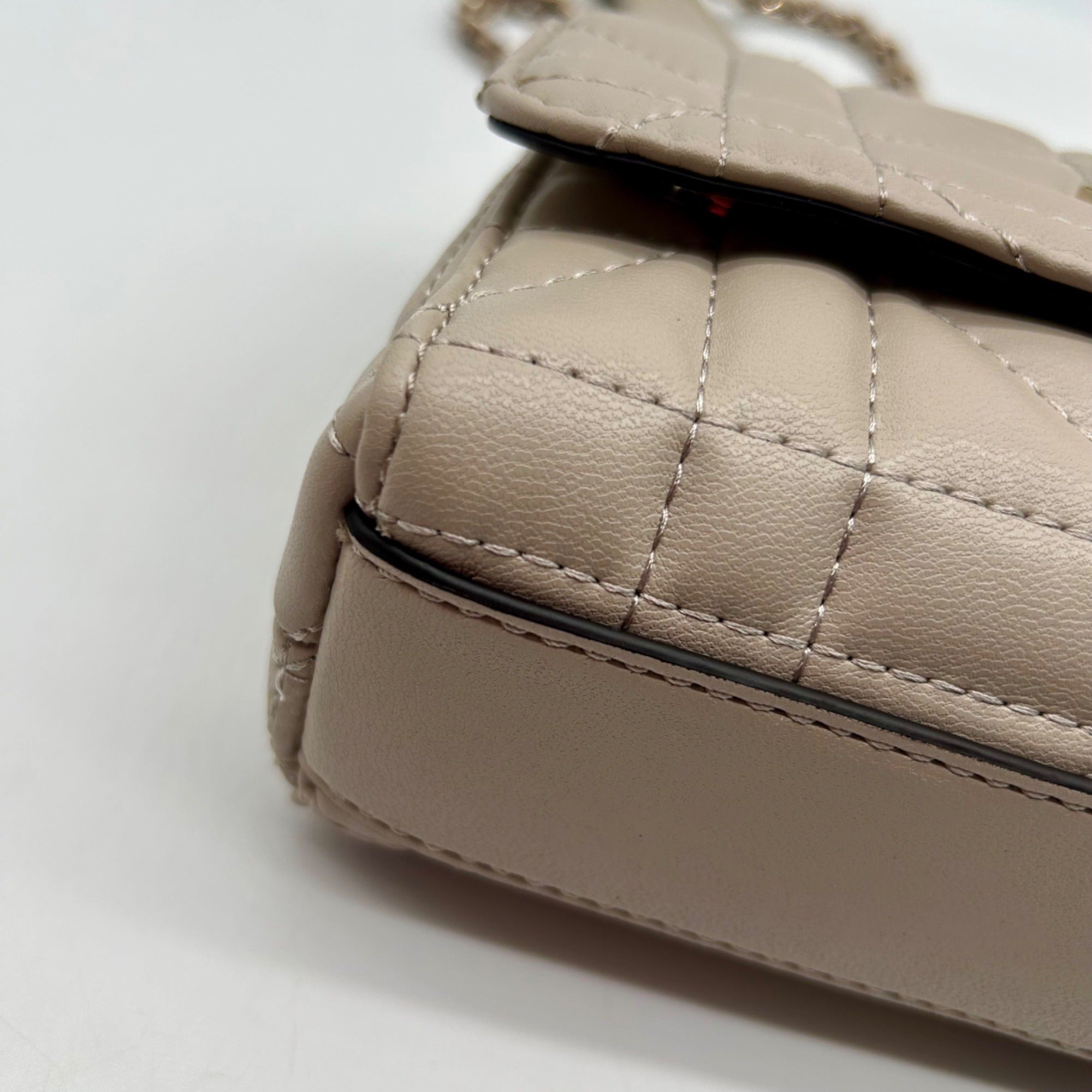 Guess Beige Leather Crossbody Bag