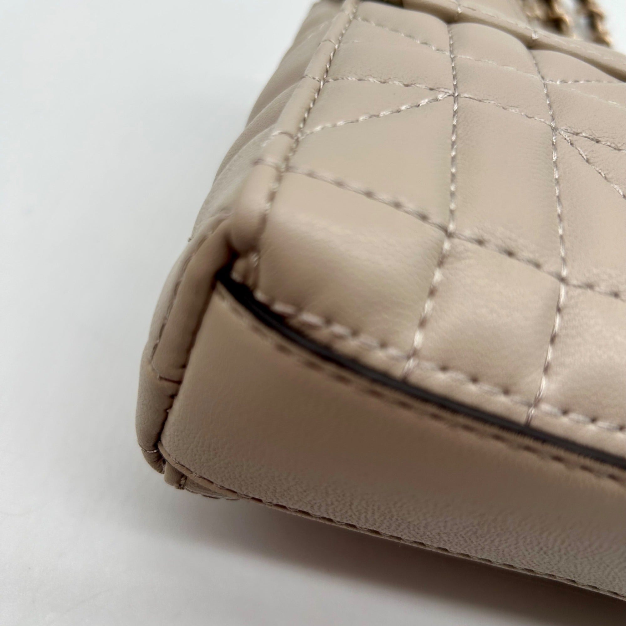 Guess Beige Leather Crossbody Bag