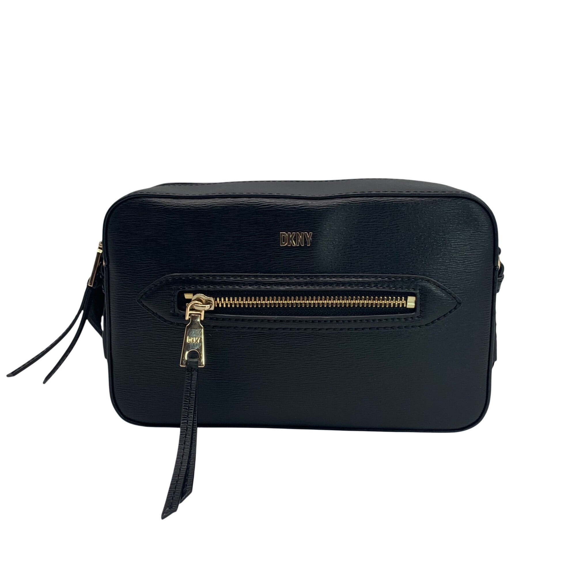 DKNY Black Chelsea Web Strap Camera Bag