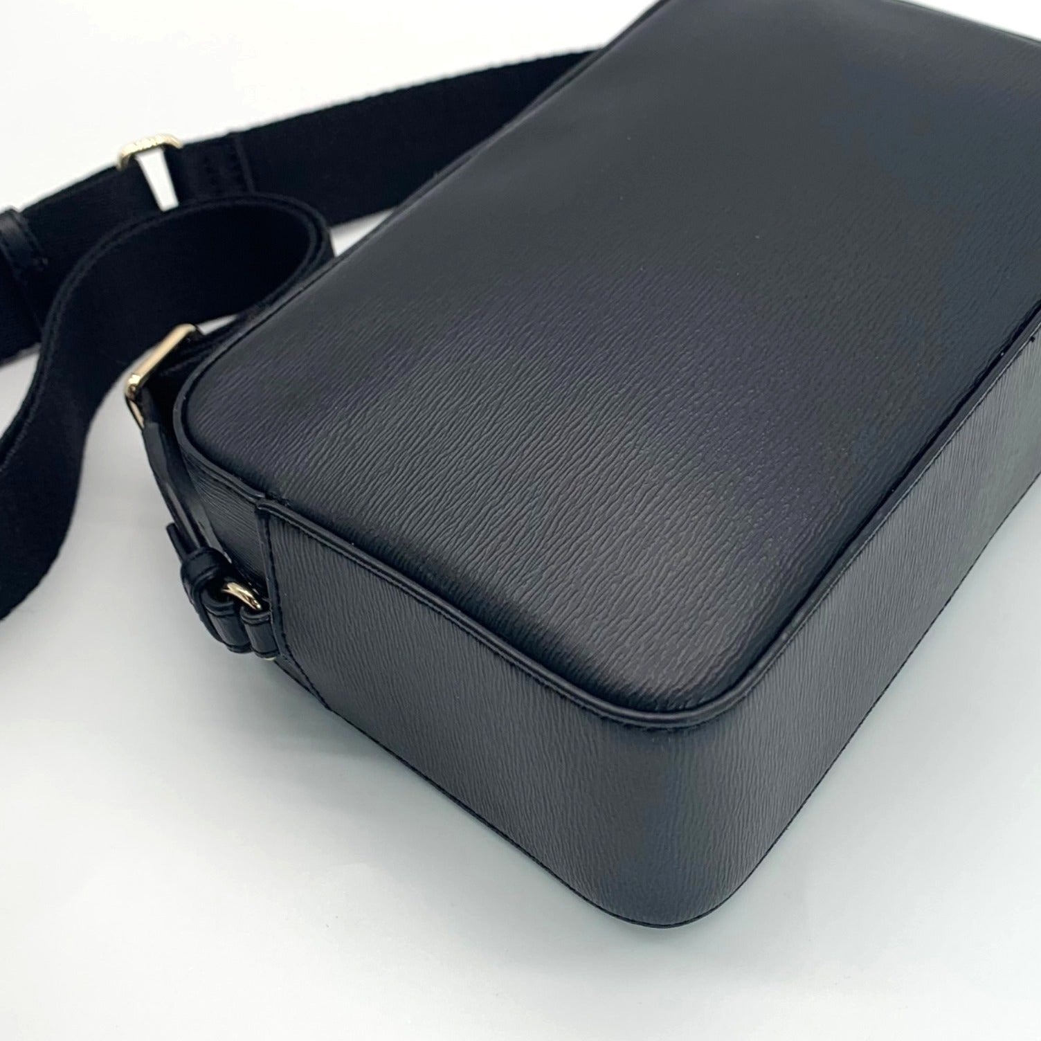 DKNY Black Chelsea Web Strap Camera Bag