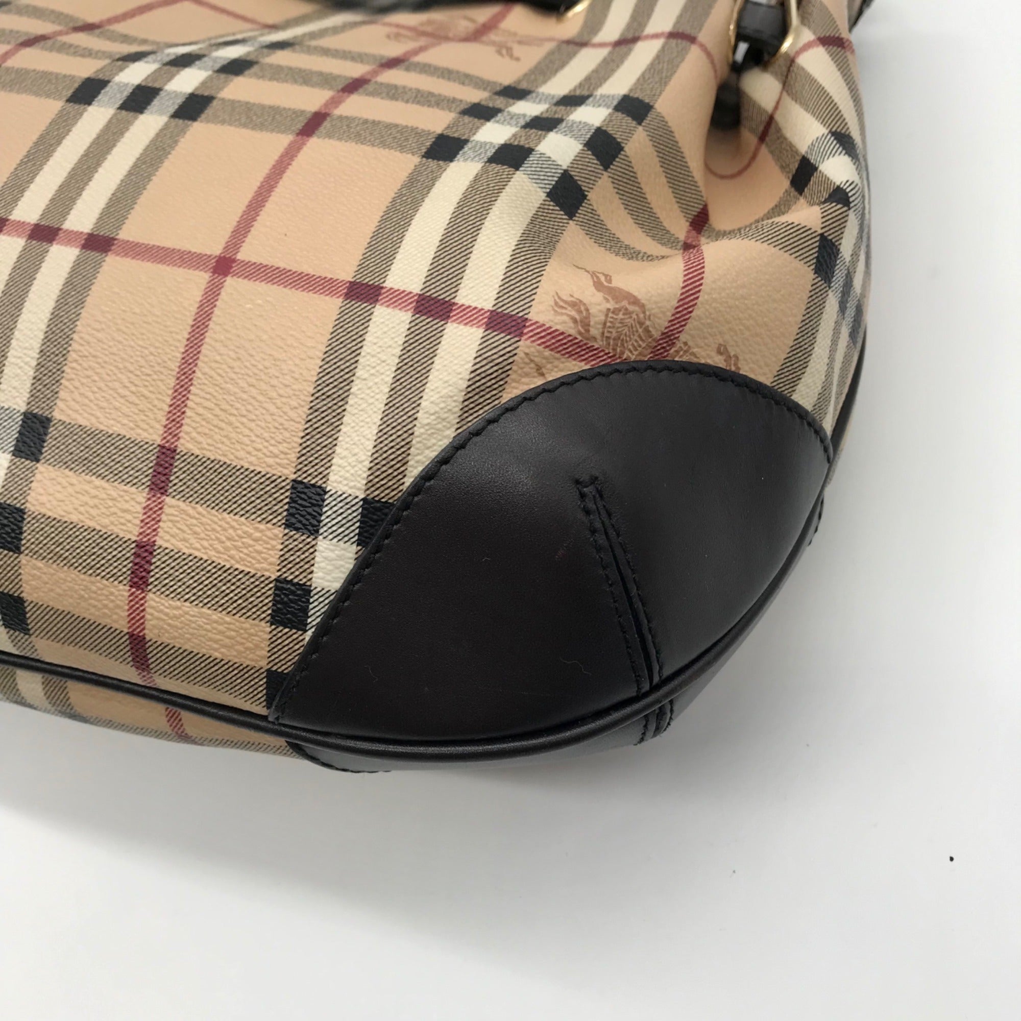Burberry Signature Haymarket Check Medium Willenmore Hobo Bag