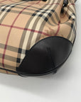 Burberry Signature Haymarket Check Medium Willenmore Hobo Bag