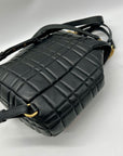 Kate Spade Black Quilted Leather Evelyn Backpack