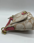 Coach Beige Kristen Signature East/West Crossbody Bag