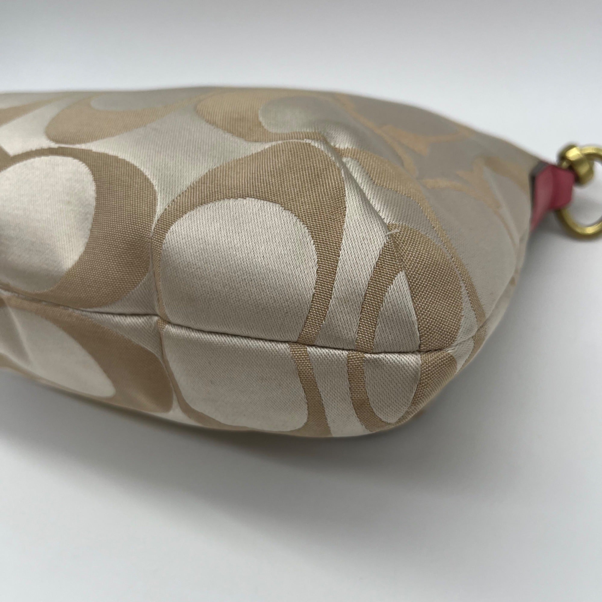 Coach Beige Kristen Signature East/West Crossbody Bag