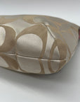 Coach Beige Kristen Signature East/West Crossbody Bag
