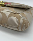 Coach Beige Kristen Signature East/West Crossbody Bag