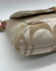 Coach Beige Kristen Signature East/West Crossbody Bag