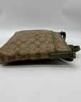 Coach Brown Signature File Crossbody Bag