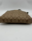 Coach Brown Signature File Crossbody Bag
