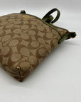 Coach Brown Signature File Crossbody Bag