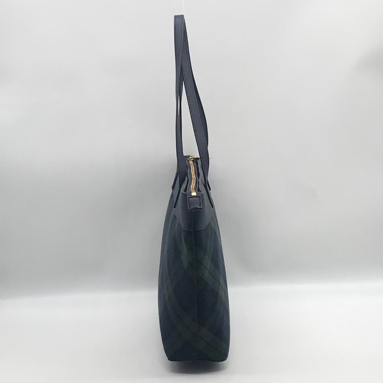 Talbots Plaid Black Watch Tote Bag