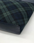 Talbots Plaid Black Watch Tote Bag