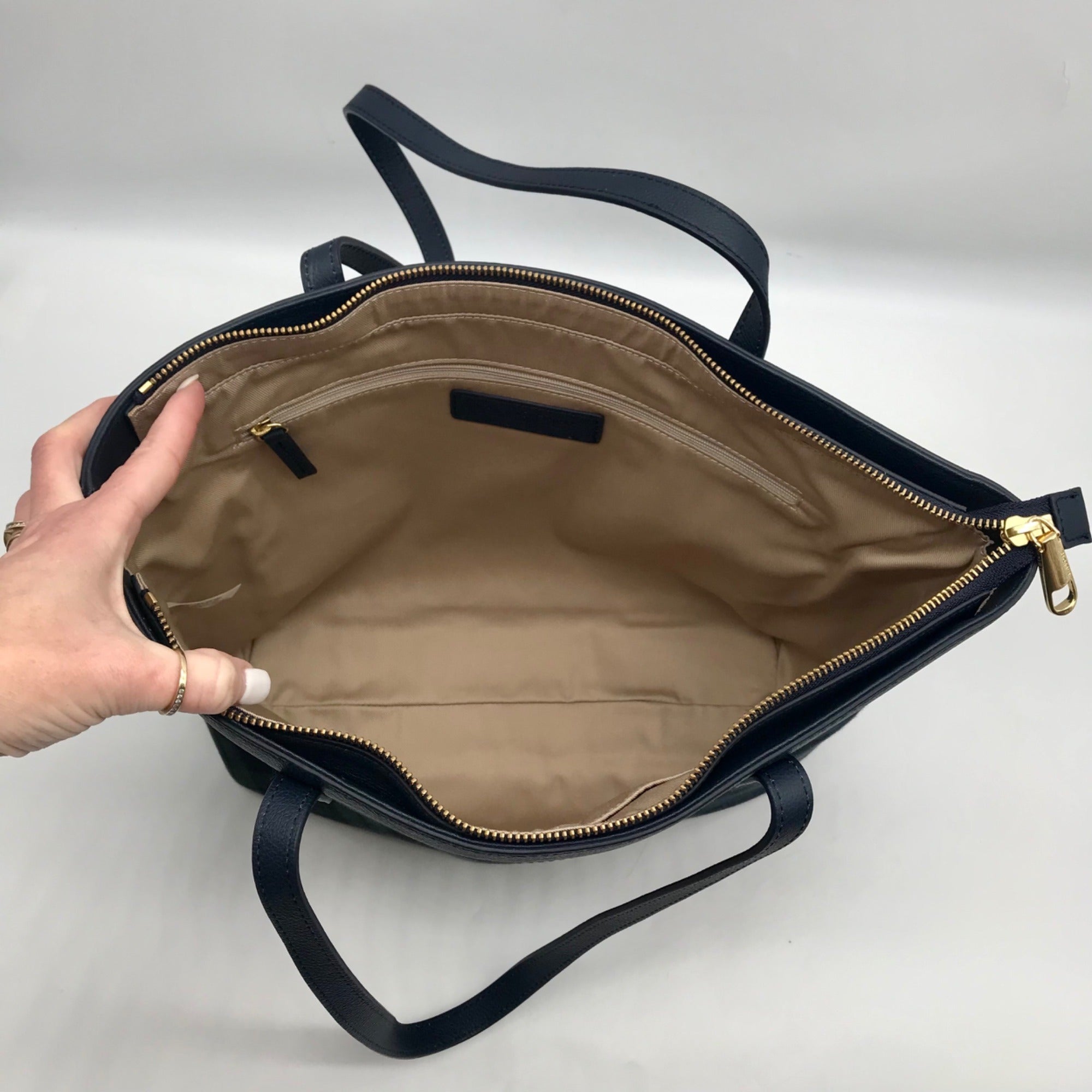 Talbots Plaid Black Watch Tote Bag
