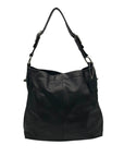 Coach Black Leather Peyton Hobo Shoulder Bag 14502