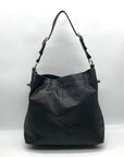 Coach Black Leather Peyton Hobo Shoulder Bag 14502