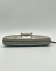 Coach Vintage Gray Canvas Signature Buckle Wallet