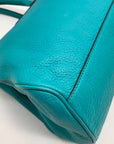 Kate Spade Teal Pebbled Leather Bexley Stevie Satchel Bag