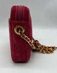 Windsmoor Pink Suede Chain Strap Crossbody