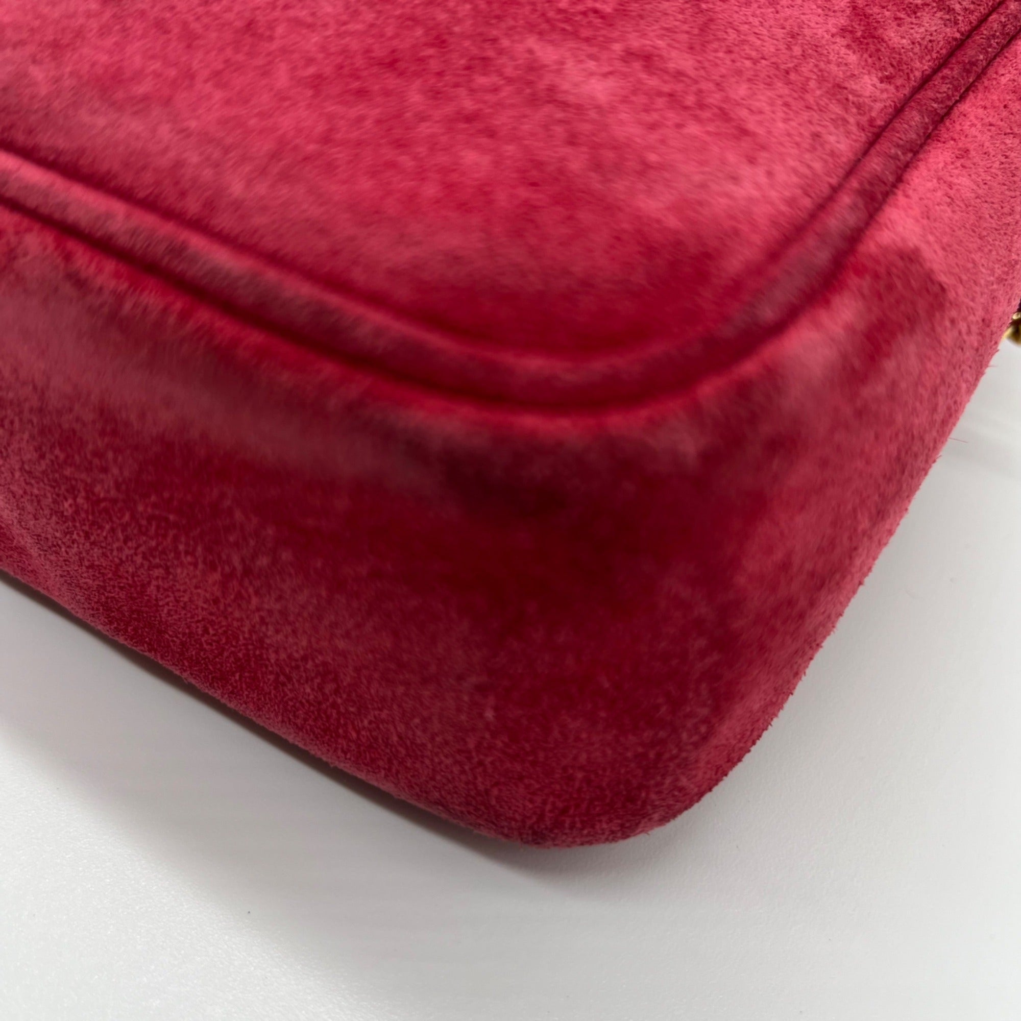Windsmoor Pink Suede Chain Strap Crossbody