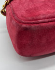 Windsmoor Pink Suede Chain Strap Crossbody