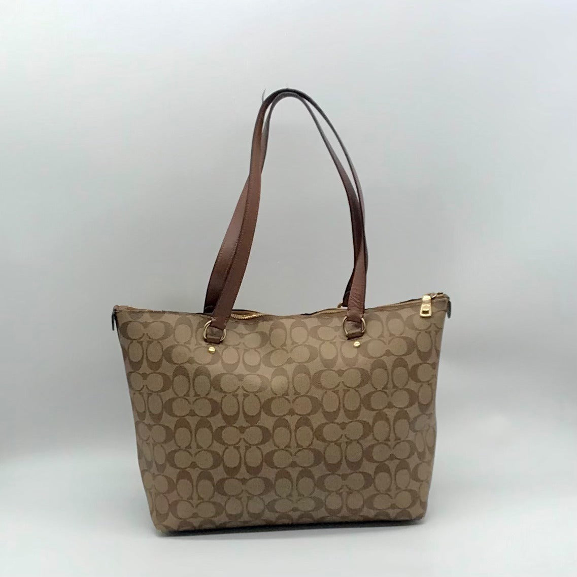 Coach Signature Canvas Gallery Tote Bag