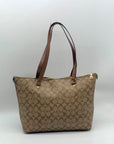 Coach Signature Canvas Gallery Tote Bag