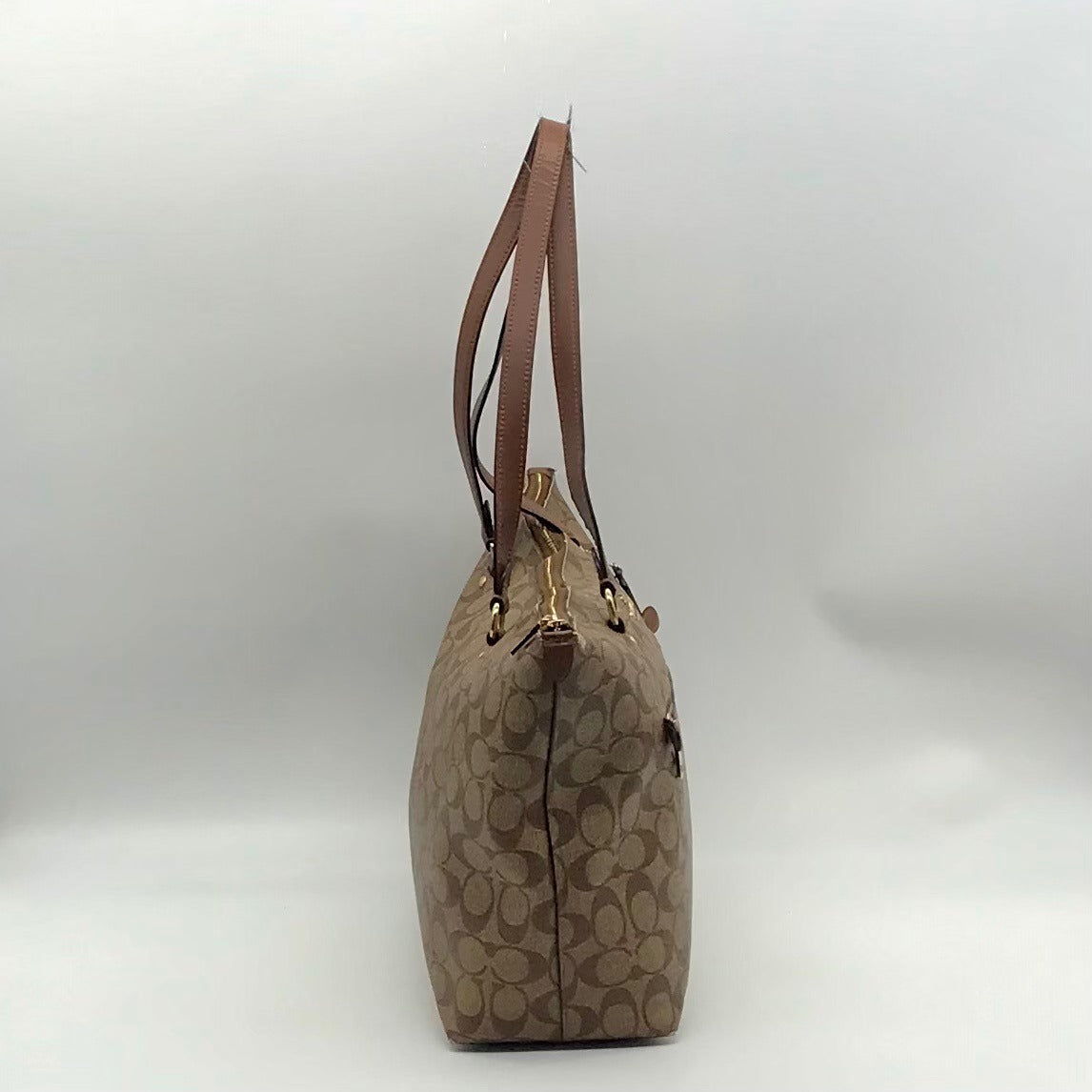 Coach Signature Canvas Gallery Tote Bag