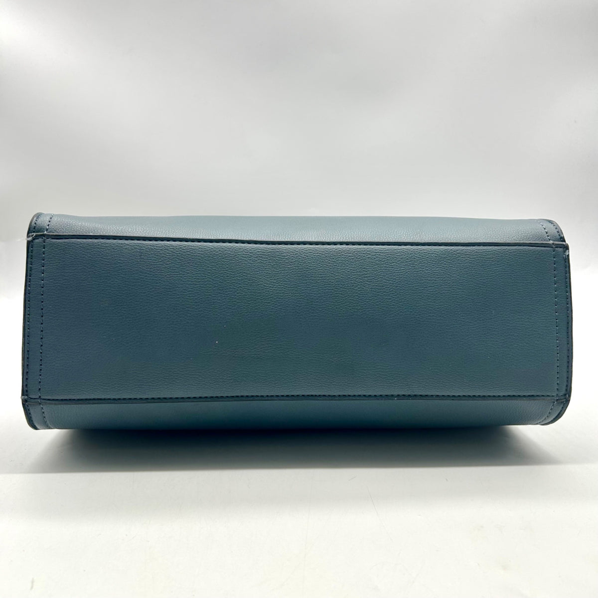 Matthew &amp; Julian Blue Faux Leather Top-Handle Satchel Bag
