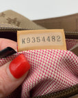 Dooney & Bourke Brown Vintage Monogram Canvas Shoulder Hobo Bag