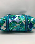 Coach Multi Color Nylon Satin Canvas Poppy Kaleidoscope Op Art Tote 14747
