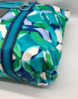 Coach Multi Color Nylon Satin Canvas Poppy Kaleidoscope Op Art Tote 14747