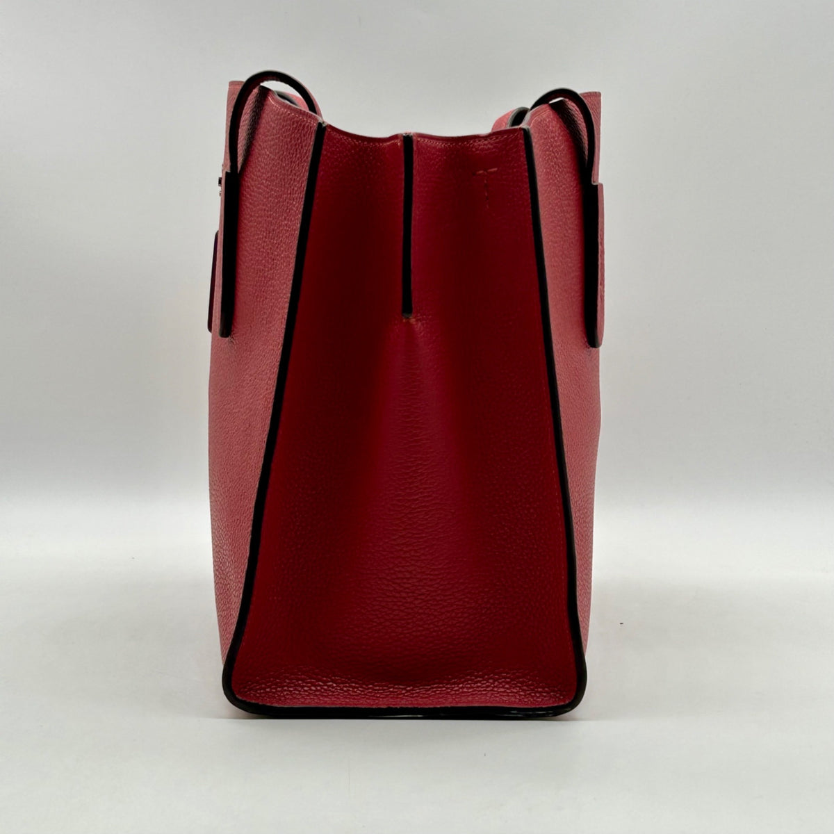 Coach Red Pebbled Leather Charlie Carryall Bag 25137