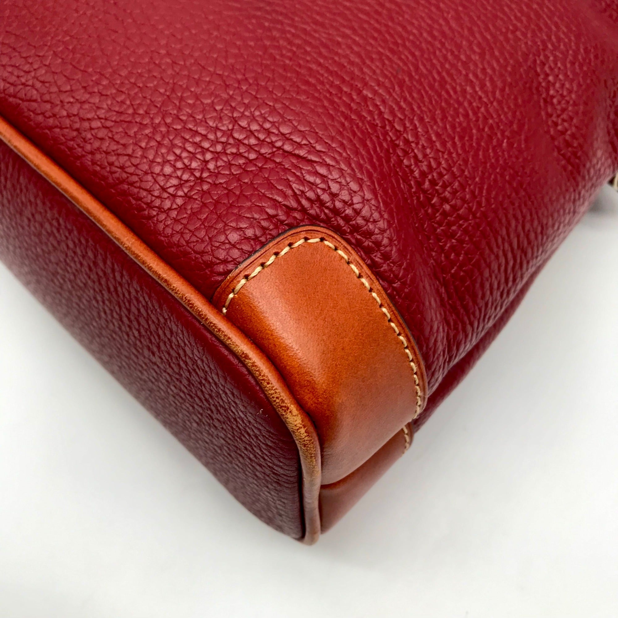 Dooney &amp; Bourke Wine Pebbled Leather Wexford Crossbody Bag