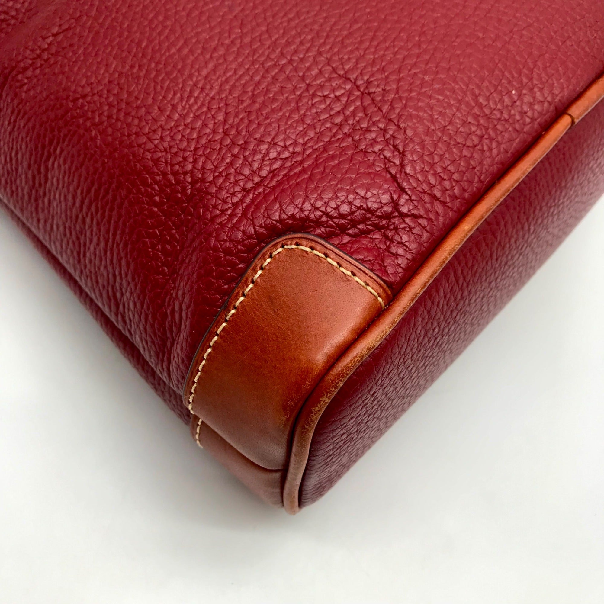 Dooney &amp; Bourke Wine Pebbled Leather Wexford Crossbody Bag