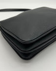Kate Spade Black Leather Triple Gusset Crossbody Bag