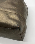 Cole Haan Metallic Bronze Leather Convertible Satchel