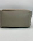 Daniella Ortiz Luz Stone Grey Pebbled Leather Shoulder Bag